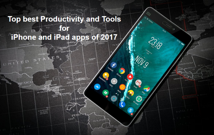 Top best Productivity and tools for iPhone and iPad apps in 2017